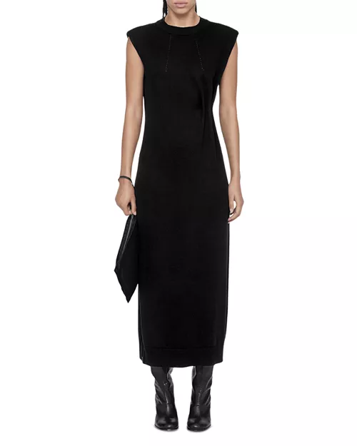 Kayla Merino Wool Midi Dress