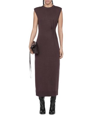 Allsaints Kayla Merino Wool Midi Dress