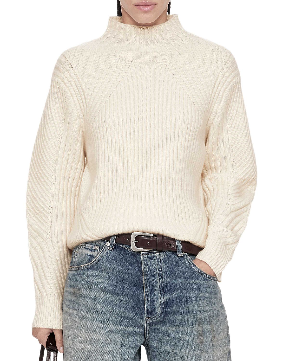 Allsaints Sadie Wool Blend Funnel Neck Sweater