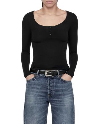 Jules Long Sleeve Henley Top