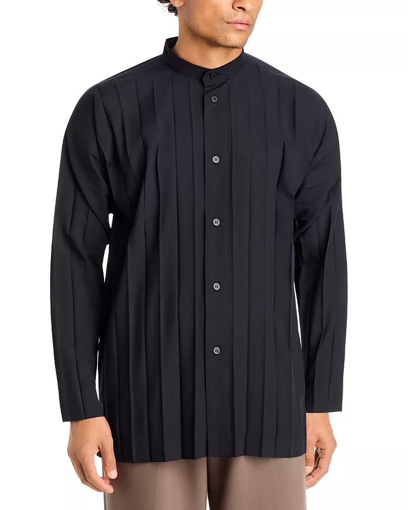 Homme PLISSE Issey Miyake Edge Long Sleeve Shirt