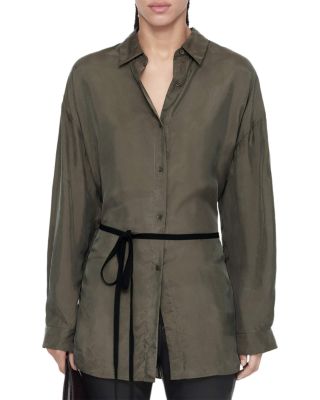 Allsaints Ilana Tie Waist Shirt