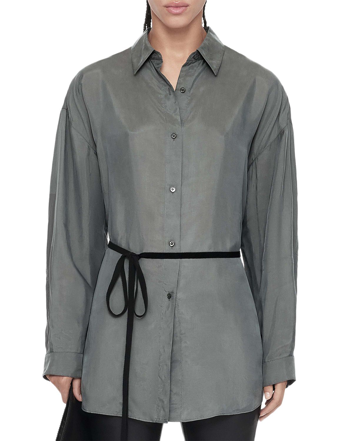 Allsaints Ilana Tie Waist Shirt