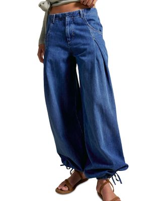 Essential Lotus Wide Leg Jeans in Moonshadow