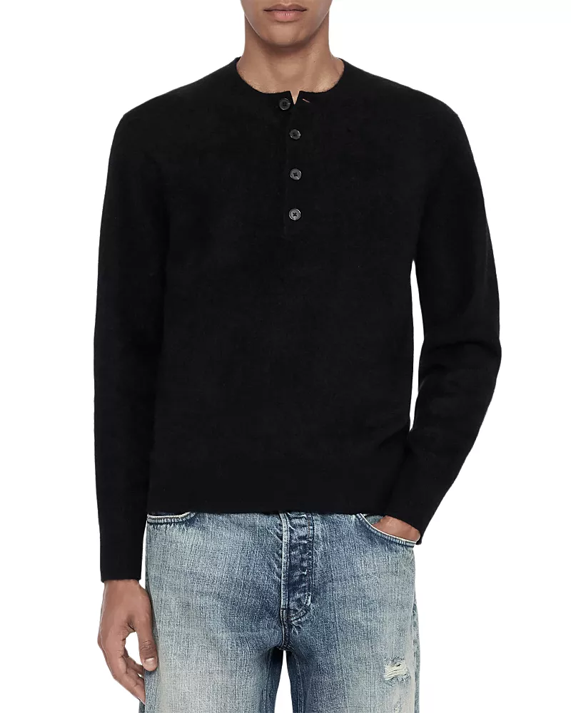 Allsaints Wulf Wool Henley