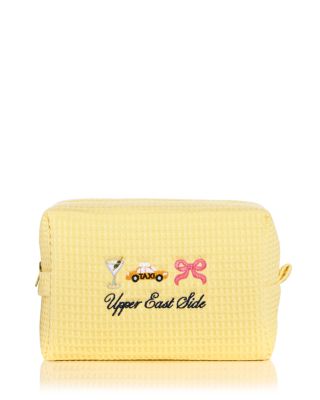 UES Embroidered Waffle Knit Pouch