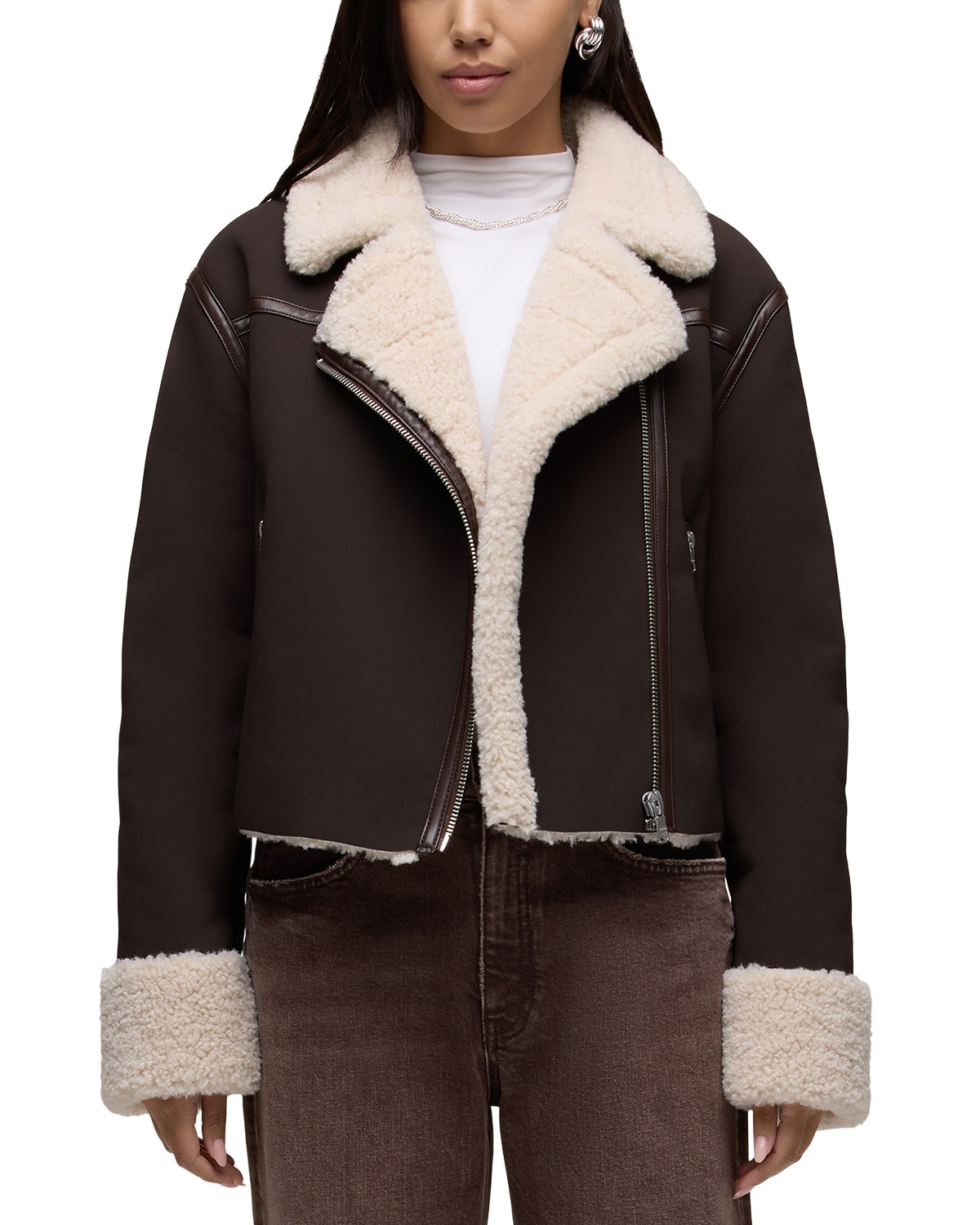 Faux Shearling Jack Jacket
