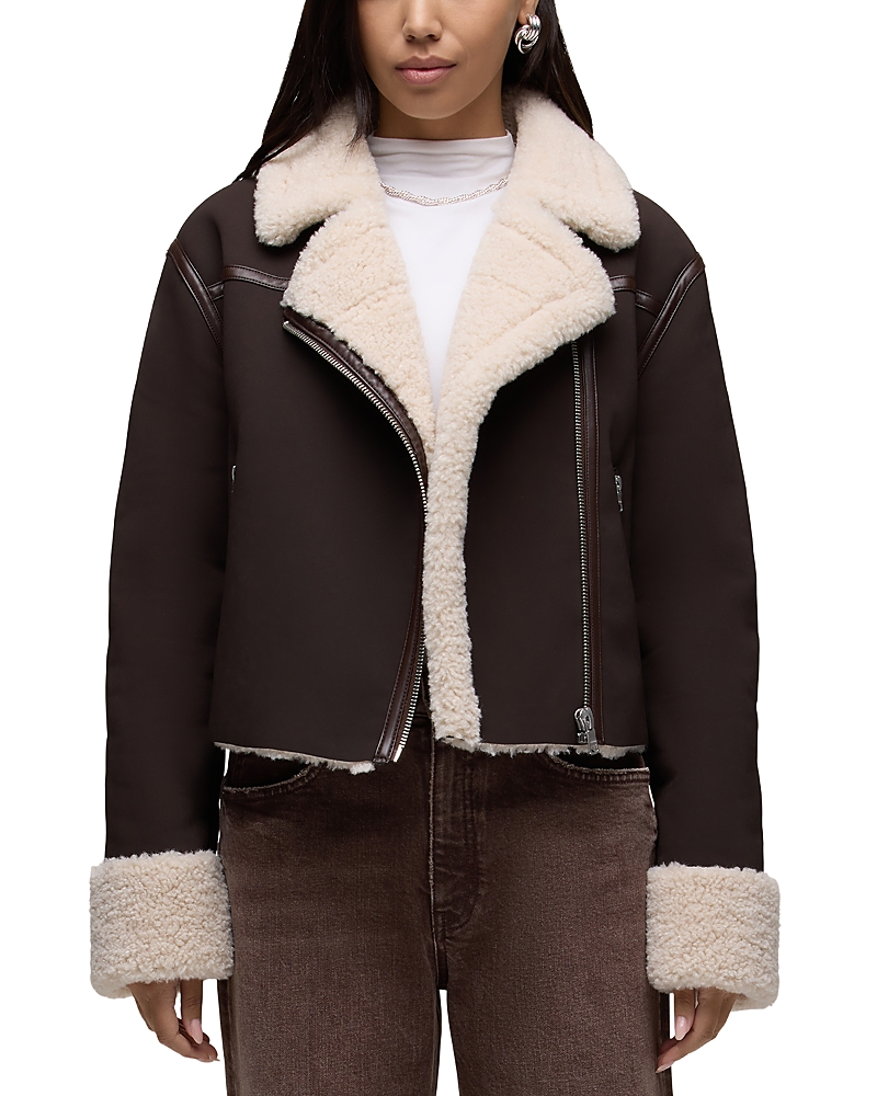 Hudson Faux Shearling Jack Jacket