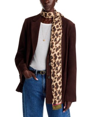 Leopard Silk Scarf