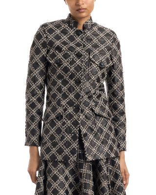Raja Embroidered Leather Jacket