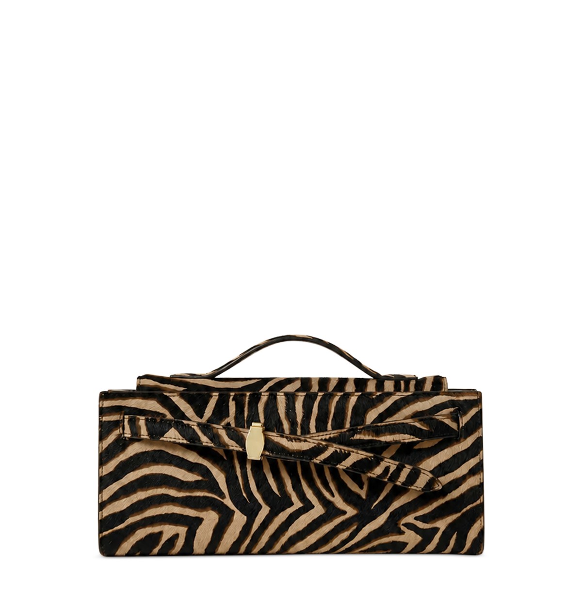 Ziger Calf Hair Top Handle Clutch