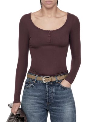 Jules Long Sleeve Henley Top
