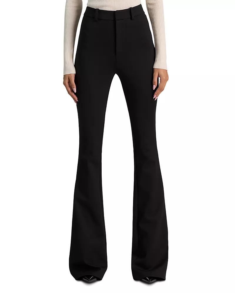 Alice and Olivia Kerry Ultra High Rise Skinny Bootcut Trousers