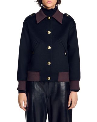 Preston Wool Contrast Trim Jacket