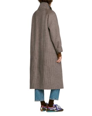 Spencer Wool Blend Check Coat - thumbnail 5