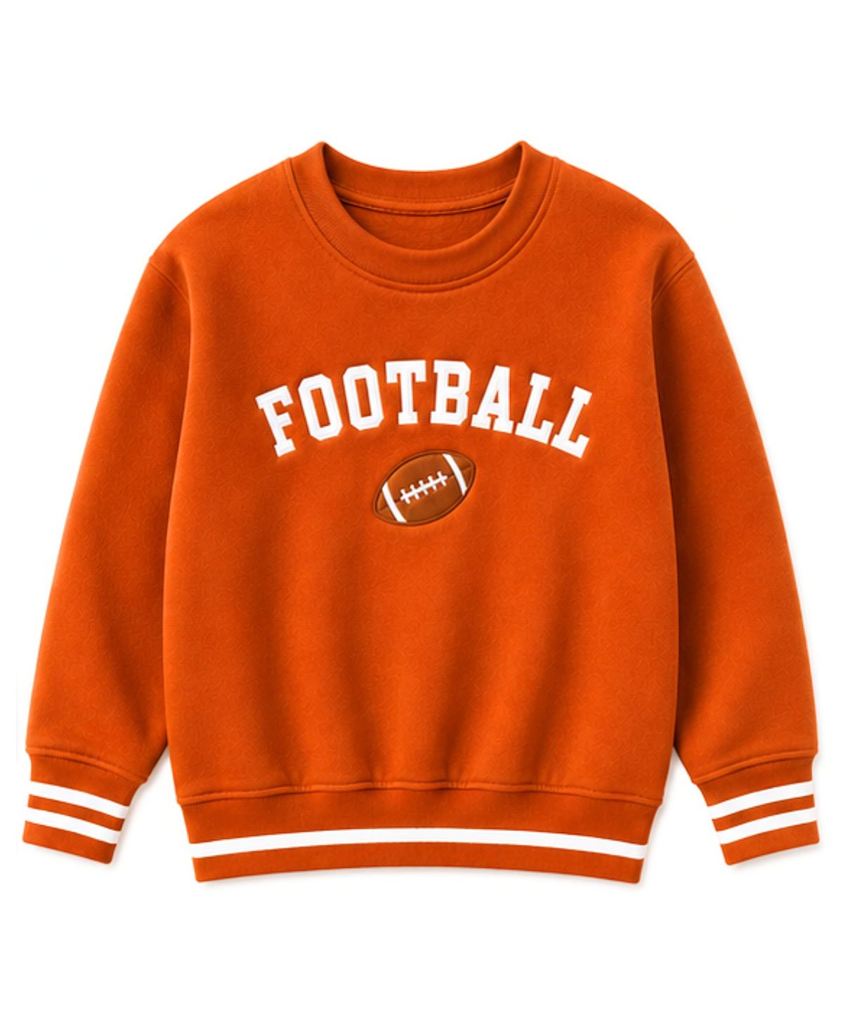 Bits & Bows Unisex Football Crewneck Sweatshirt - Baby, Little Kid, Big Kid