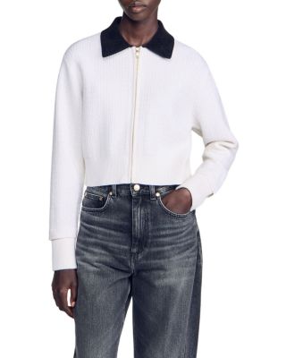Maya Cable Knit Cropped Cardigan