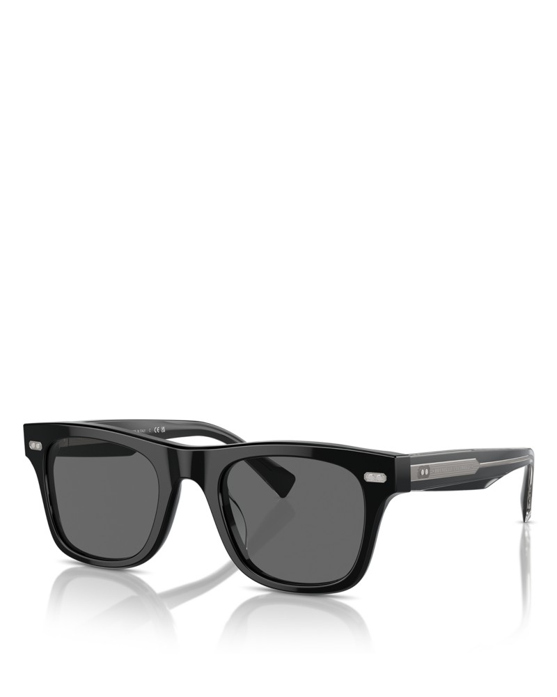 Brunello Cucinelli Mr. Brunello Pillow Sunglasses, 50mm in Black
