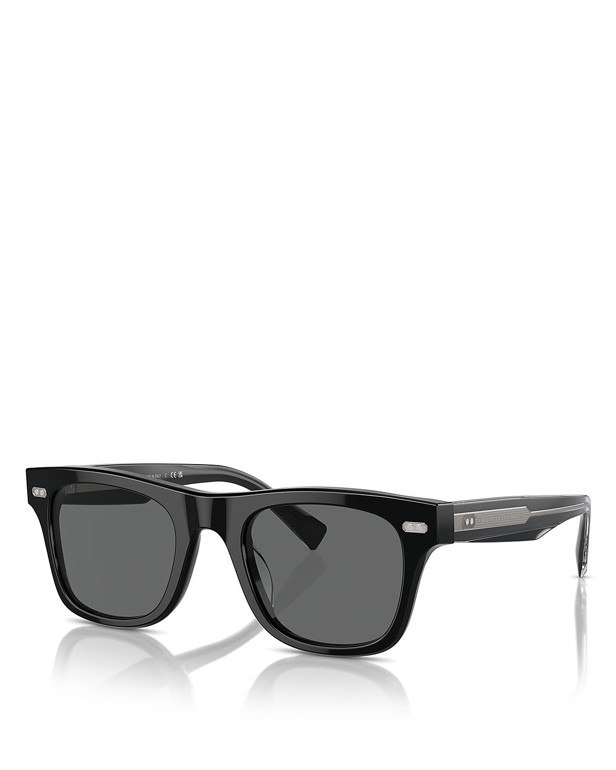 Brunello Cucinelli Mr. Brunello Pillow Sunglasses, 50mm