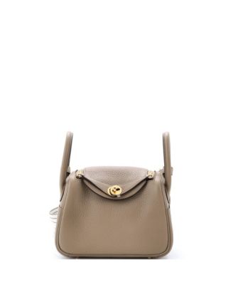 Mini Lindy Clemence Leather Satchel