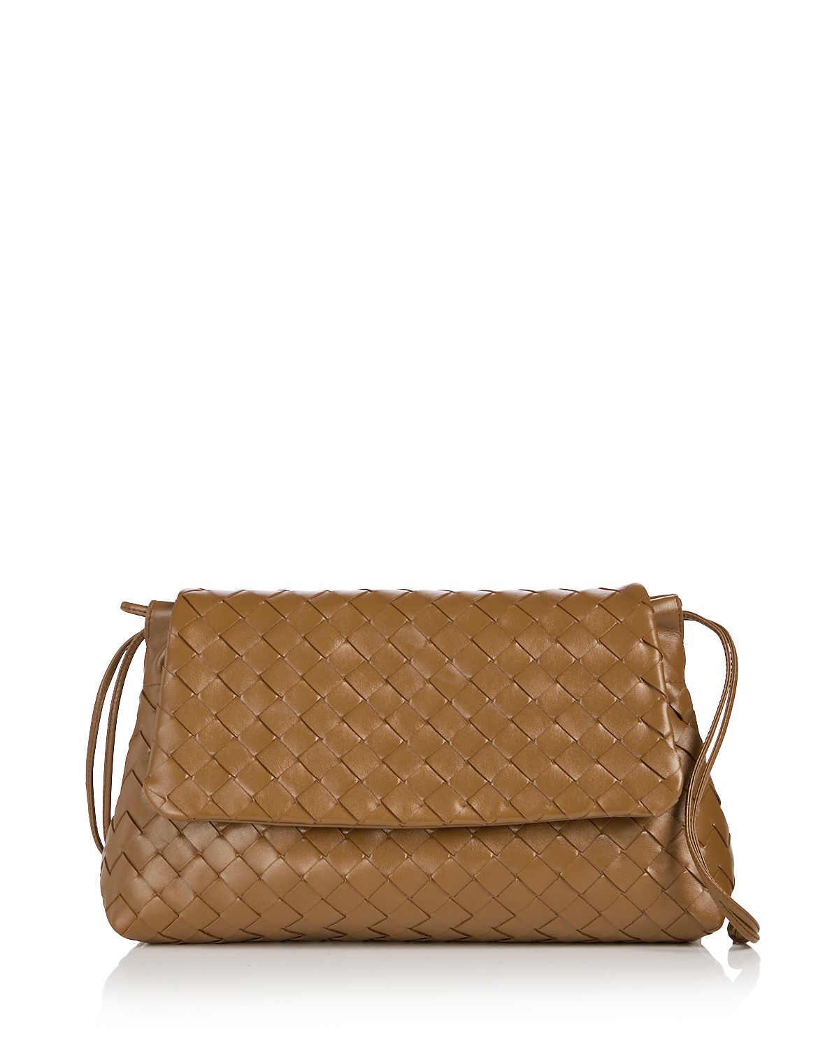Bottega Veneta Giorno Intrecciato Leather Shoulder Bag