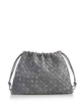 Dustbag Intrecciato Suede Shoulder Bag