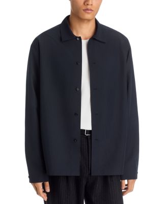 Boxy Water Repellent Point Collar Shirt