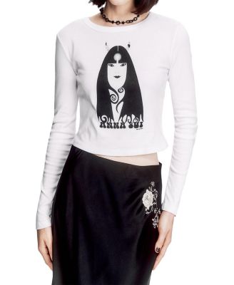 Anna Sui Devil Tees Long Sleeve T-Shirt