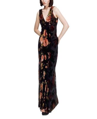 Folia Devore Maxi Dress