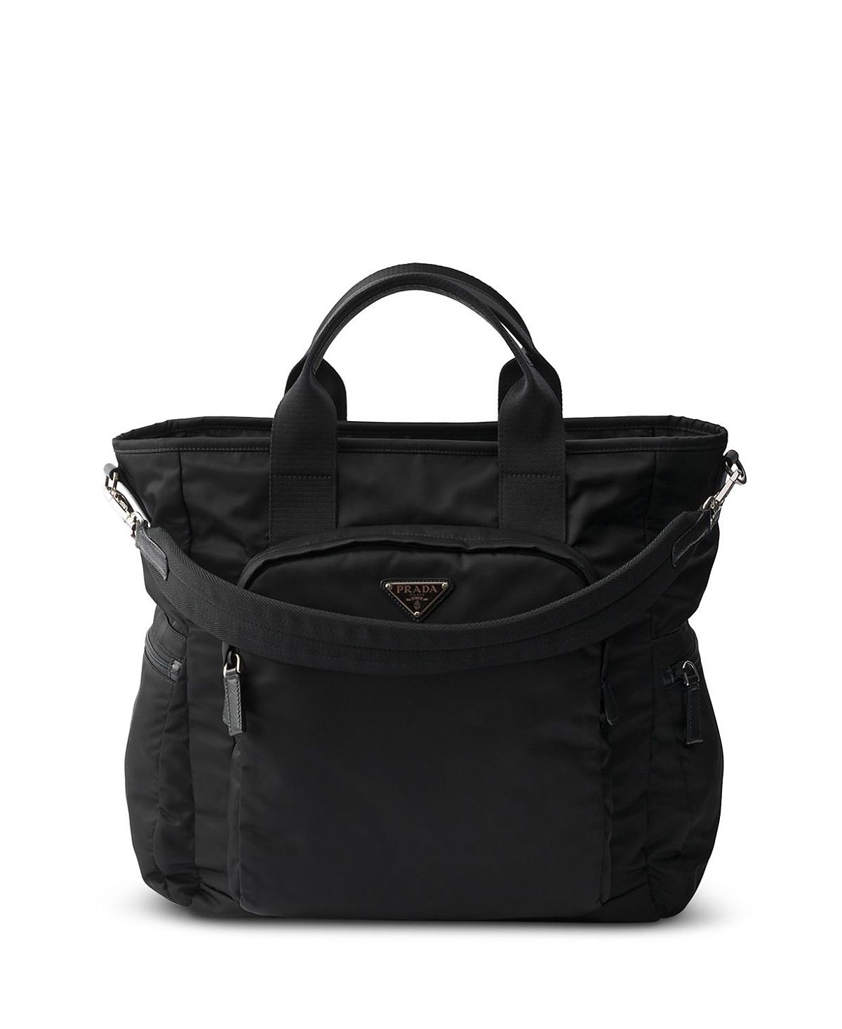 Prada Re-nylon and Saffiano Leather Tote Bag