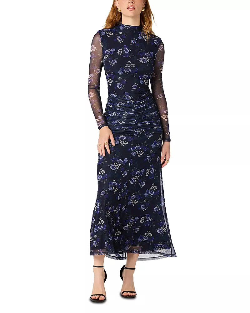 Astr the Label Romy Ruched Maxi Dress