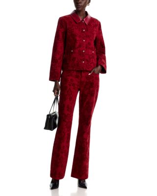 Flocked Dalton Jacket & Stevie Bootcut Jeans