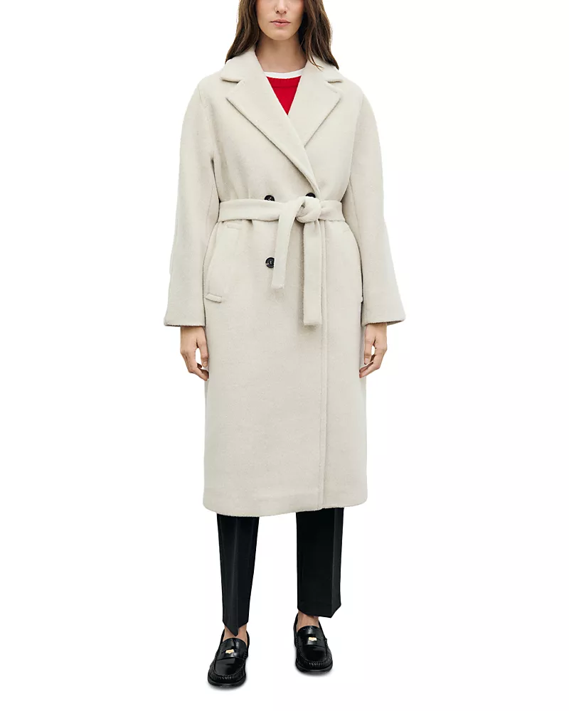 Gerard Darel Alan Notch Collar Tie Waist Coat