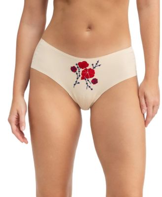 Uwila Warrior Women's Soft Seamless Briefs with Embroidery