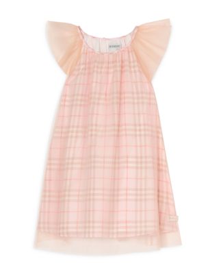 Girls' Loretta Silk Check Dress - Big Kid