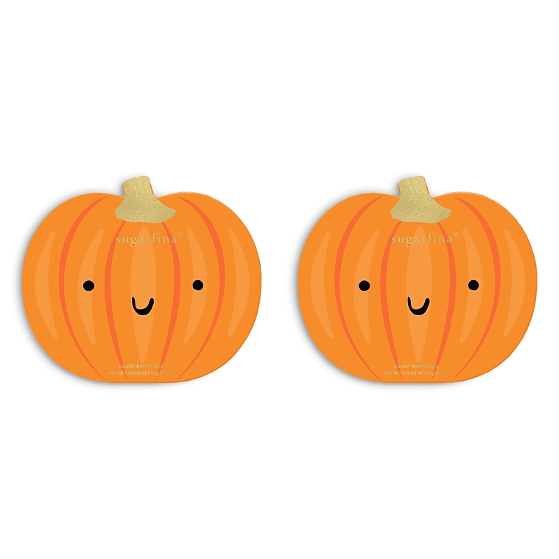 Sugarfina Pumpkin 2 Piece Bento Box Duo In Orange