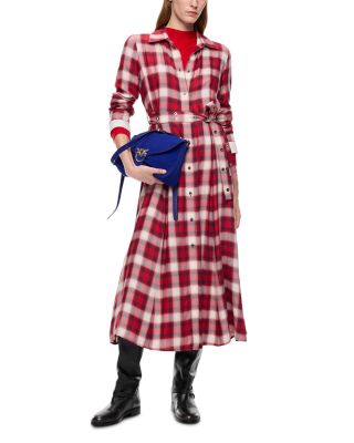 Atropa Belted Midi Shirtdress