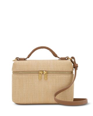 Ines Raffia Effect Vanity Crossbody