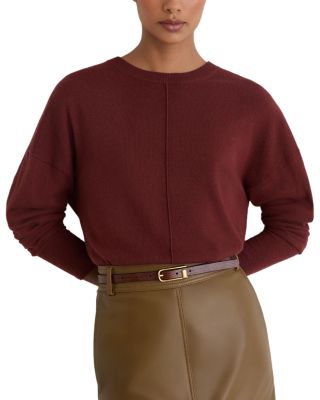 Colette Reverse Seam Dropped Shoulder Sweater
