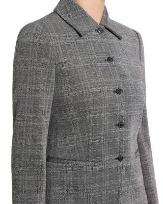 Button Front Cutaway Blazer - thumbnail 4