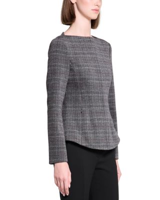 Boat Neck Zip Jacket - thumbnail 3