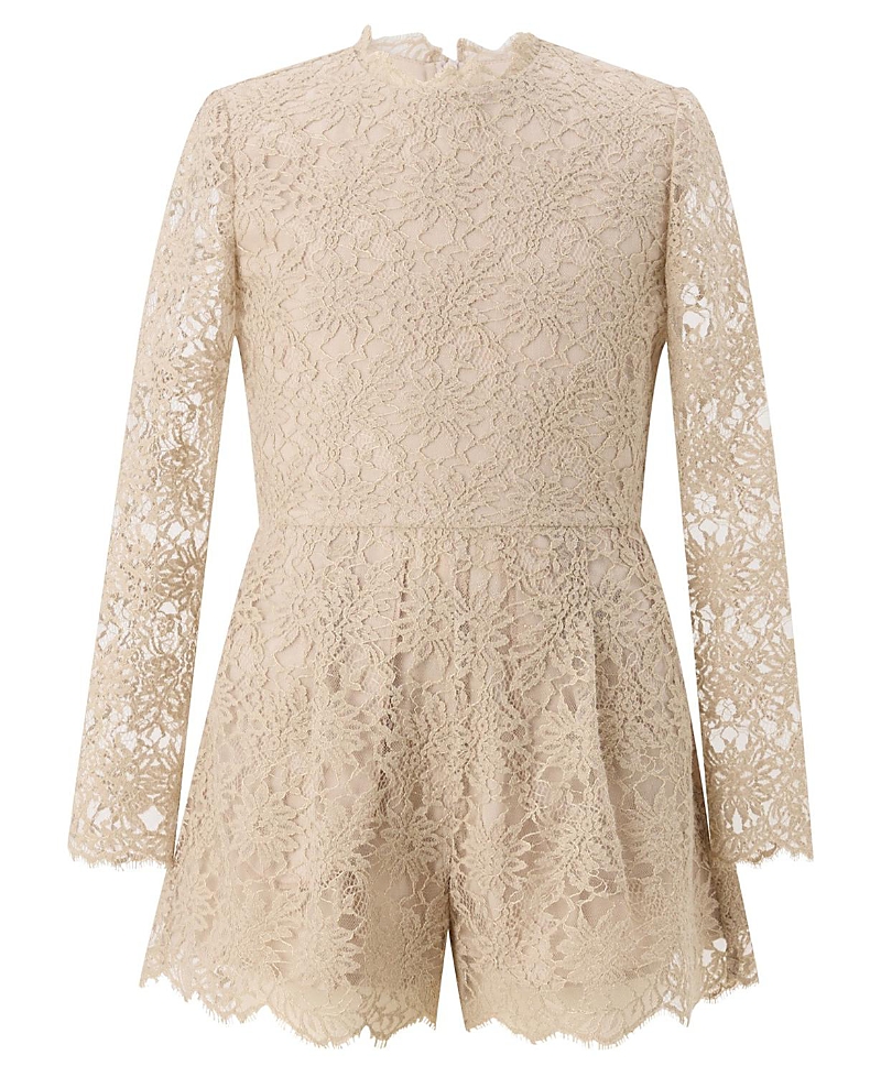 Marlo Kids Girls' Angelina Lace Romper - Little Kid, Big Kid