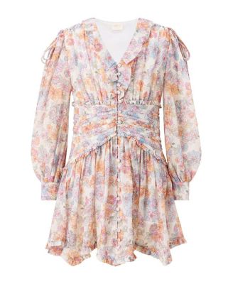  Girls' Posie Sleeve Mini Dress - Little Kid, Big Kid