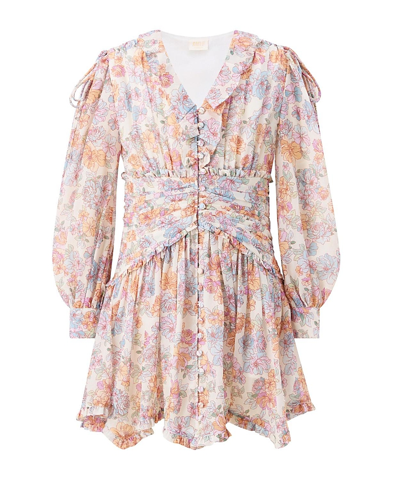 Marlo Kids Girls' Posie Sleeve Mini Dress - Little Kid, Big Kid