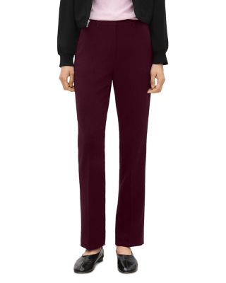Marcee Flat Front Pants in Admiral Crepe