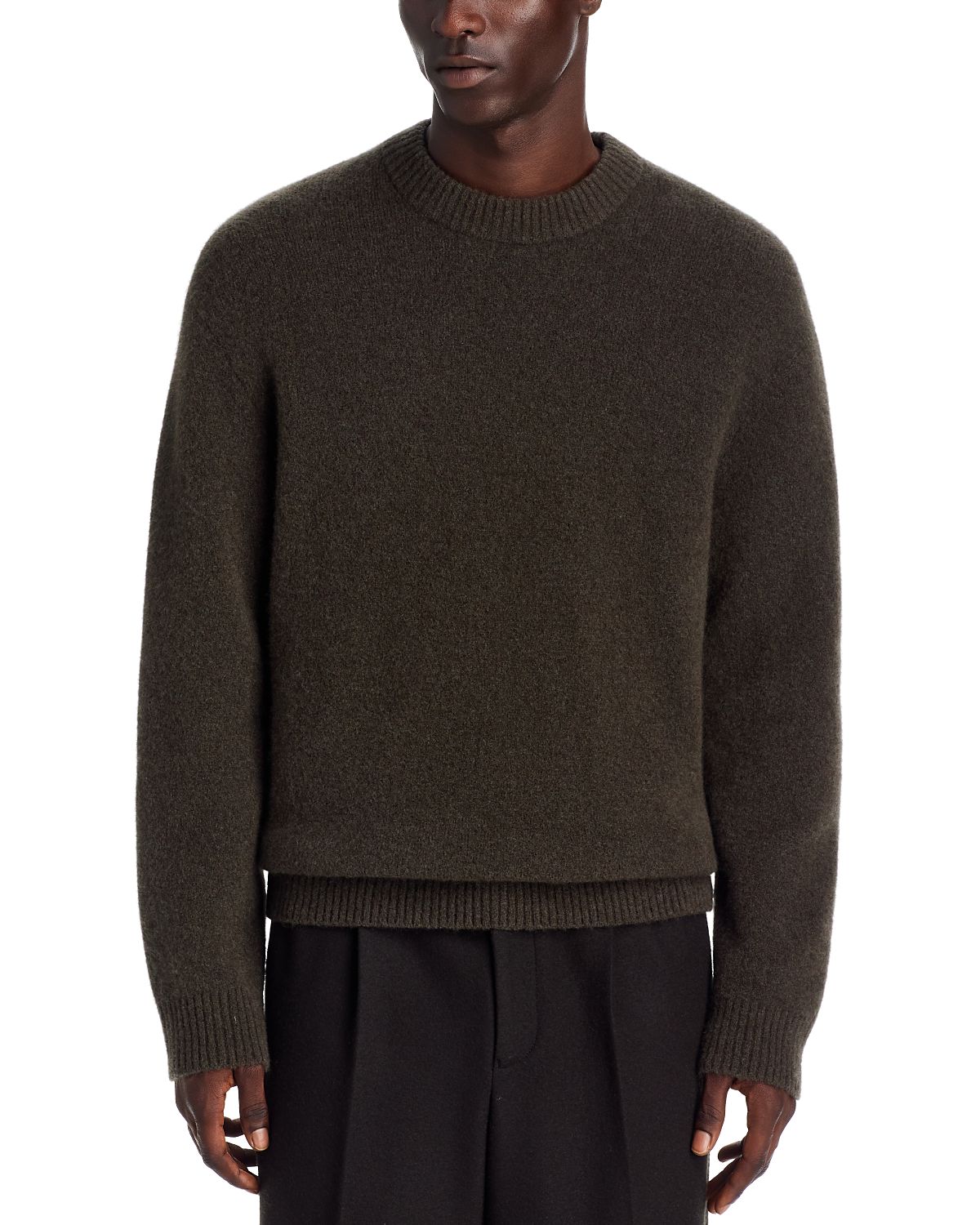 Theory Relaxed Wool Blend Crewneck Sweater