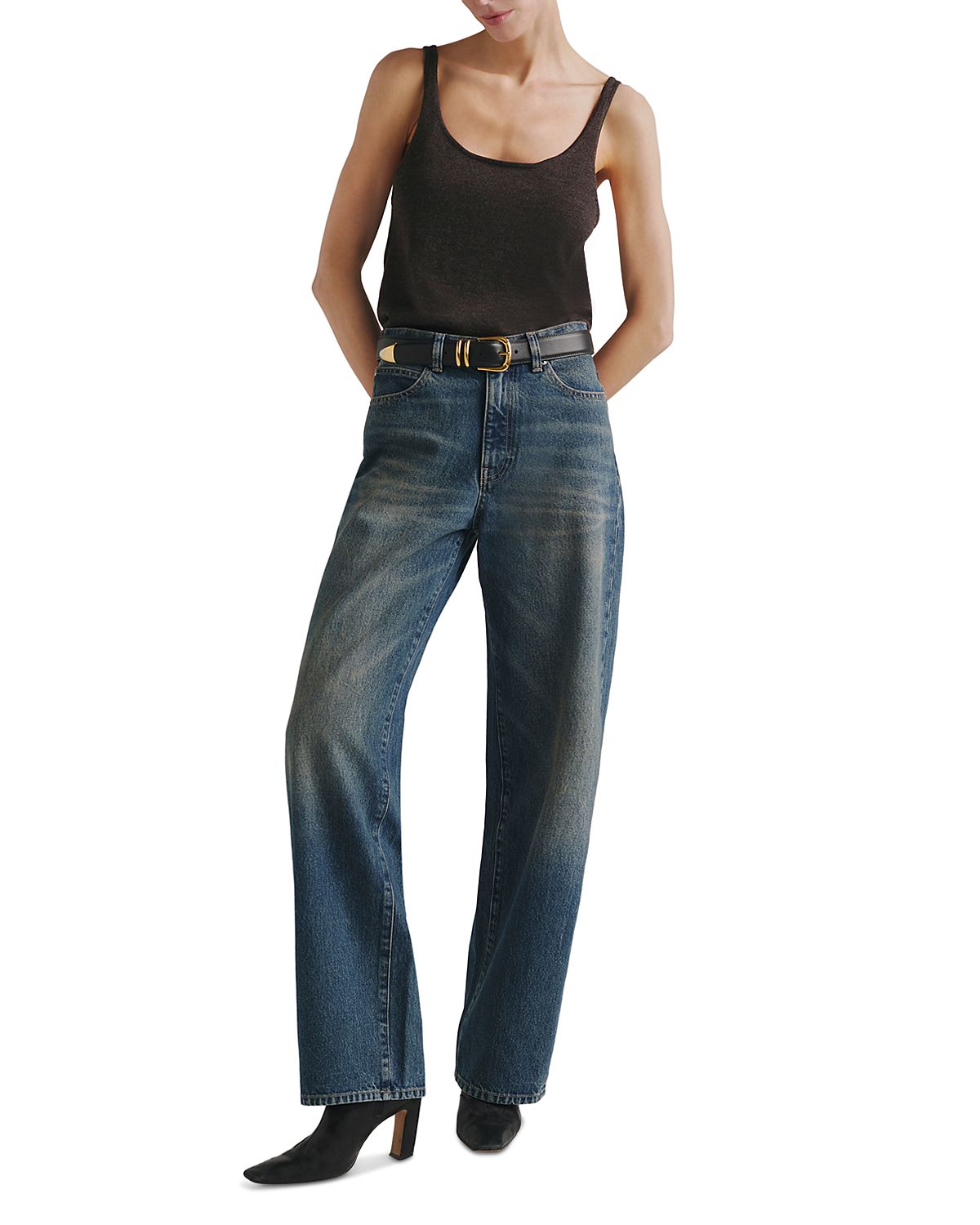 DL1961 Kaylen High Rise Loose Straight Jeans