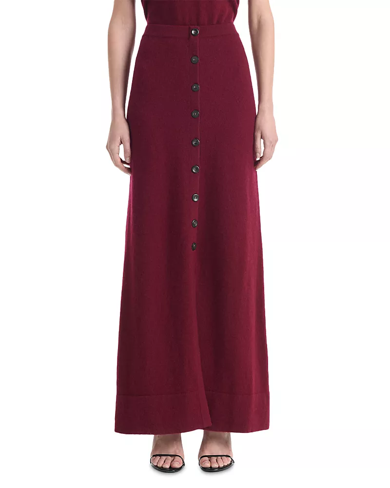 Altuzarra Callahan Cashmere Maxi Skirt