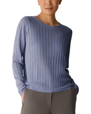 Super Fine Merino Wool Crewneck Sweater