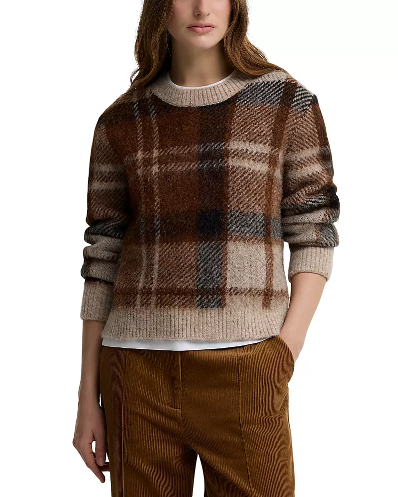 Barbour Glendyn Tartan Crewneck Sweater